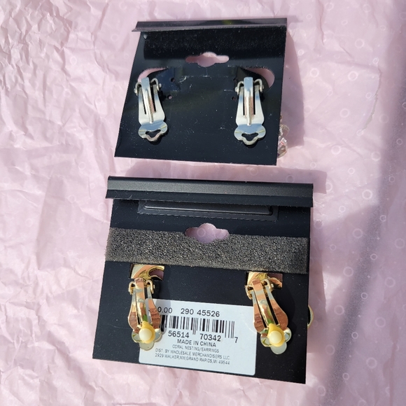 Clip-On Earrings ~ Vintage - Now ~ MCM Beaded Crystal & Current Rhinestone ~ 2pr - Picture 14 of 14